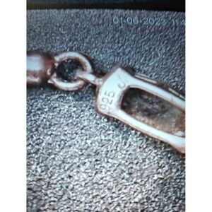 Sterling Silver 925 Blue Topaz Bolo Slider Tennis Bracelet Adjustable Wheat